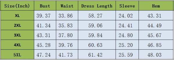 LADIES PLUS SIZE LONG SLEEVE DRESS BLUE / PINK (SIZE XL - 5XL)