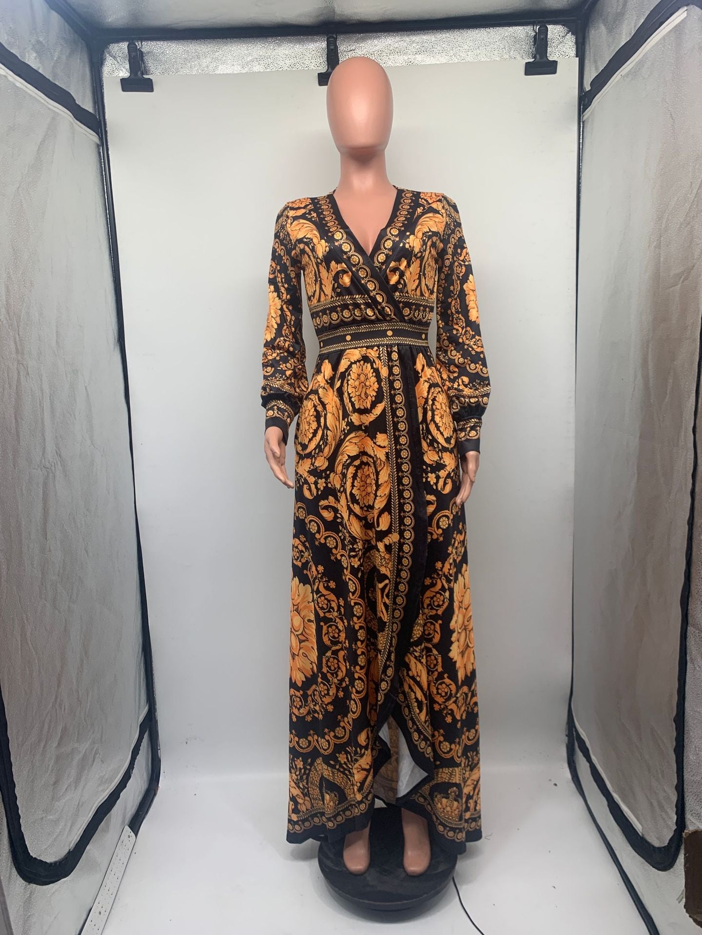 LADIES DRESS GOLD (SIZE S - 2XL)