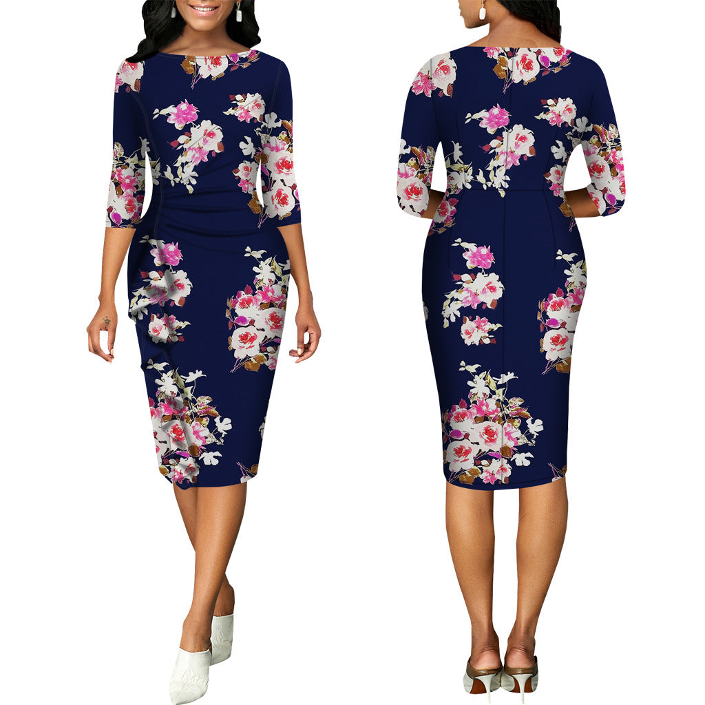 LADIES FLORAL & PRINTED DRESS 24 DIFFERENT COLOURS / VARIETIES (SIZE S - 2XL)