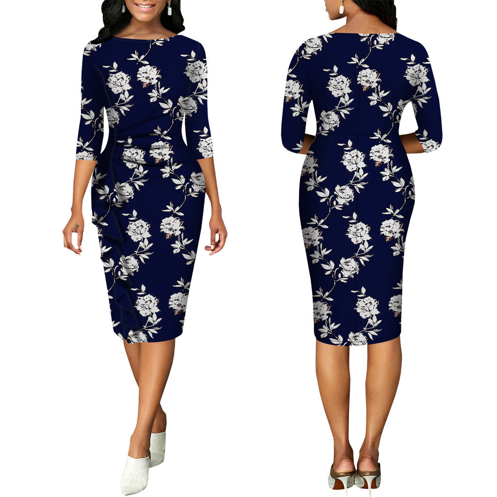 LADIES FLORAL & PRINTED DRESS 24 DIFFERENT COLOURS / VARIETIES (SIZE S - 2XL)