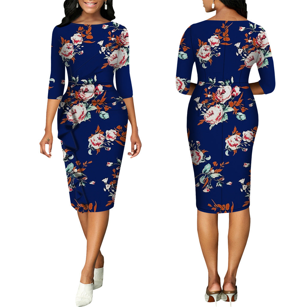 LADIES FLORAL & PRINTED DRESS 24 DIFFERENT COLOURS / VARIETIES (SIZE S - 2XL)