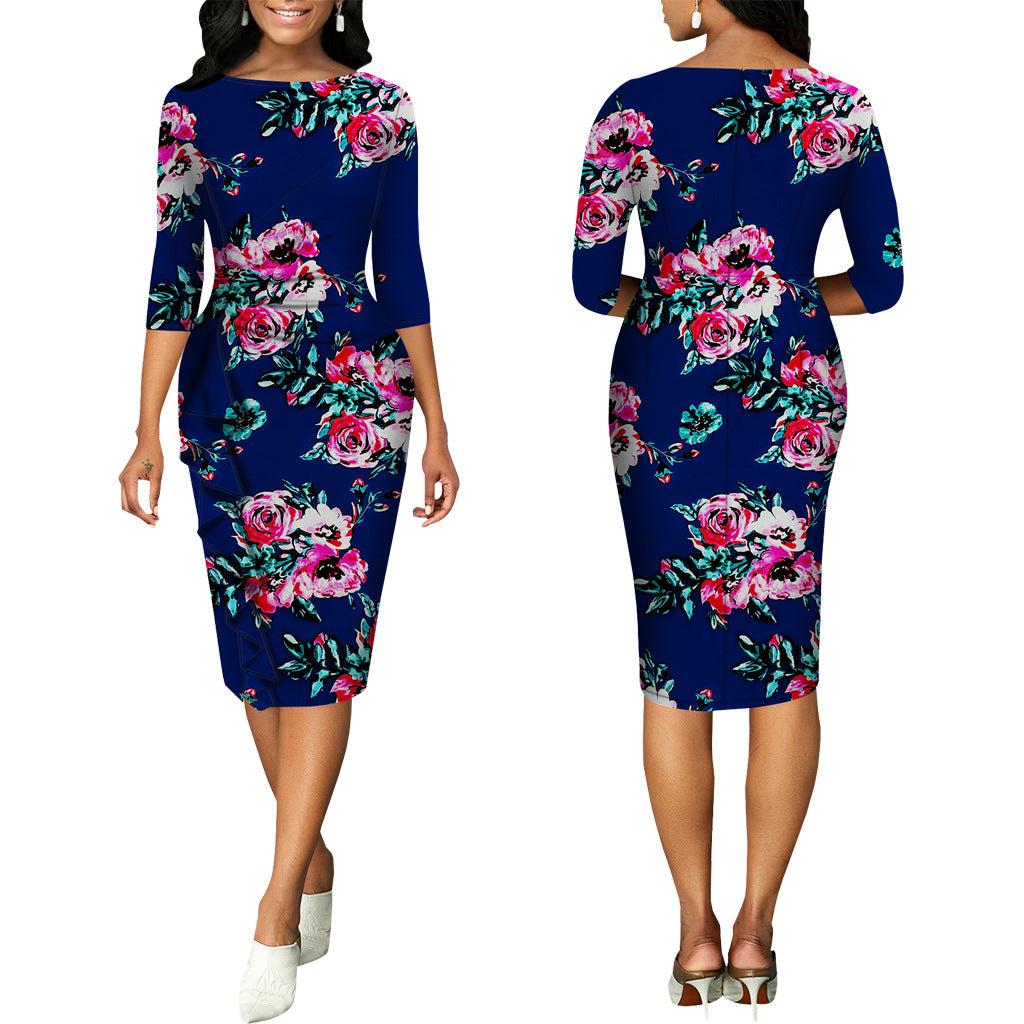 LADIES FLORAL & PRINTED DRESS 24 DIFFERENT COLOURS / VARIETIES (SIZE S - 2XL)