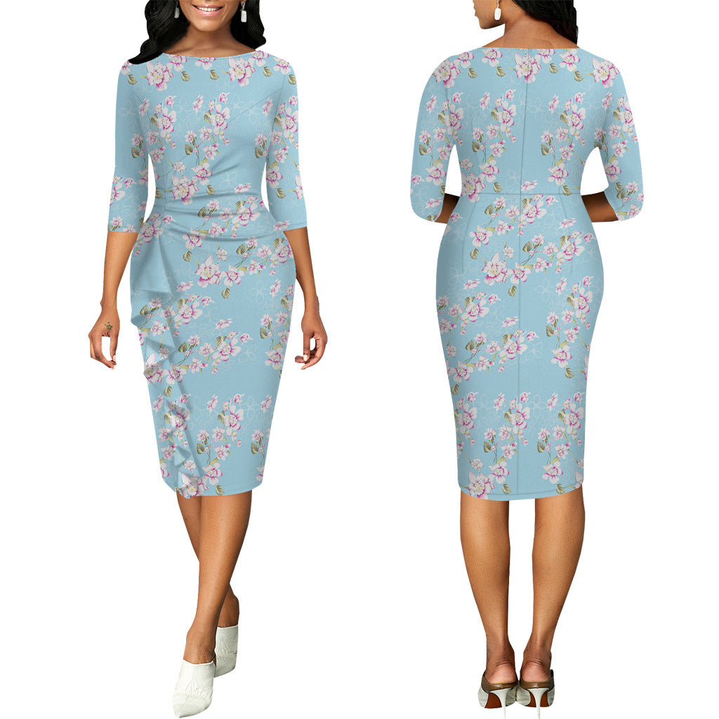 LADIES FLORAL & PRINTED DRESS 24 DIFFERENT COLOURS / VARIETIES (SIZE S - 2XL)
