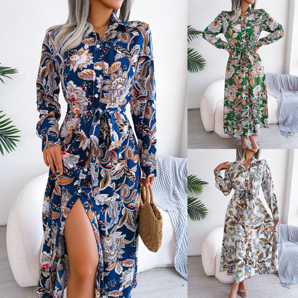 LONG SLEEVELESS DRESS WHITE / BLUE / GREEN (SIZE S - XL)