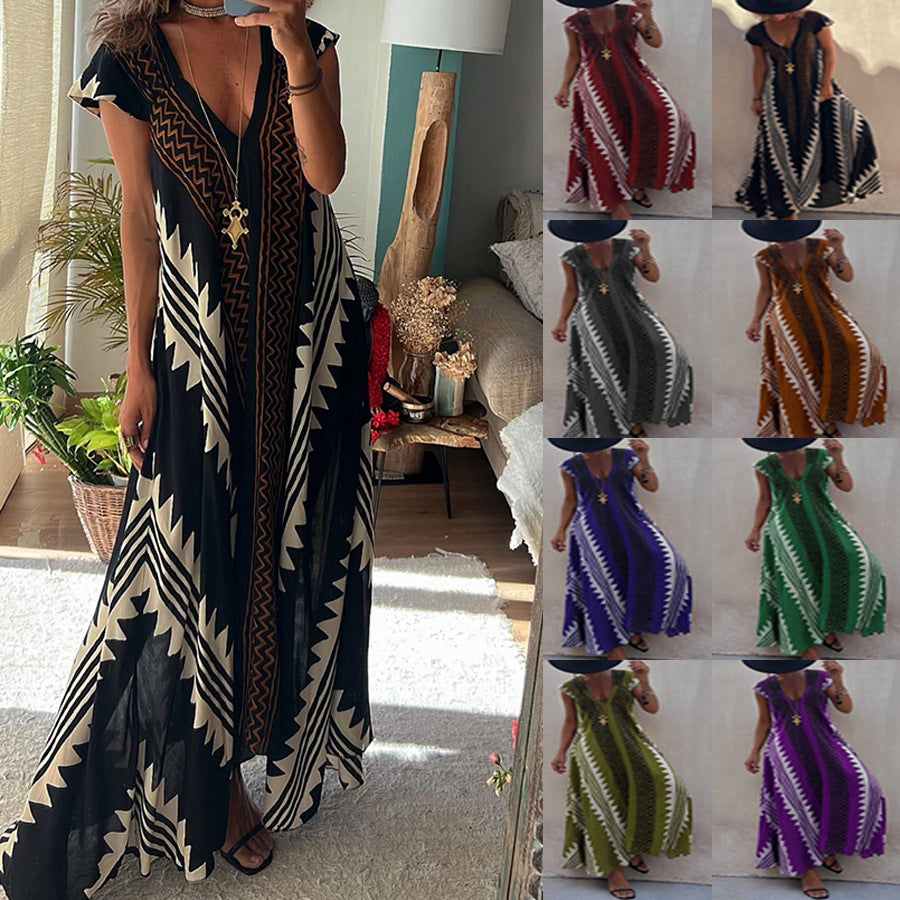 LADIES LONG LOOSE FIT DRESS 8 DIFFERENT COLOURS (SIZE S - XL)