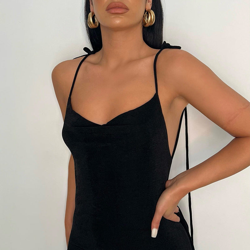 LADIES LOW BACK DRESS 16 DIFFERENT COLOURS (SIZE S - L)