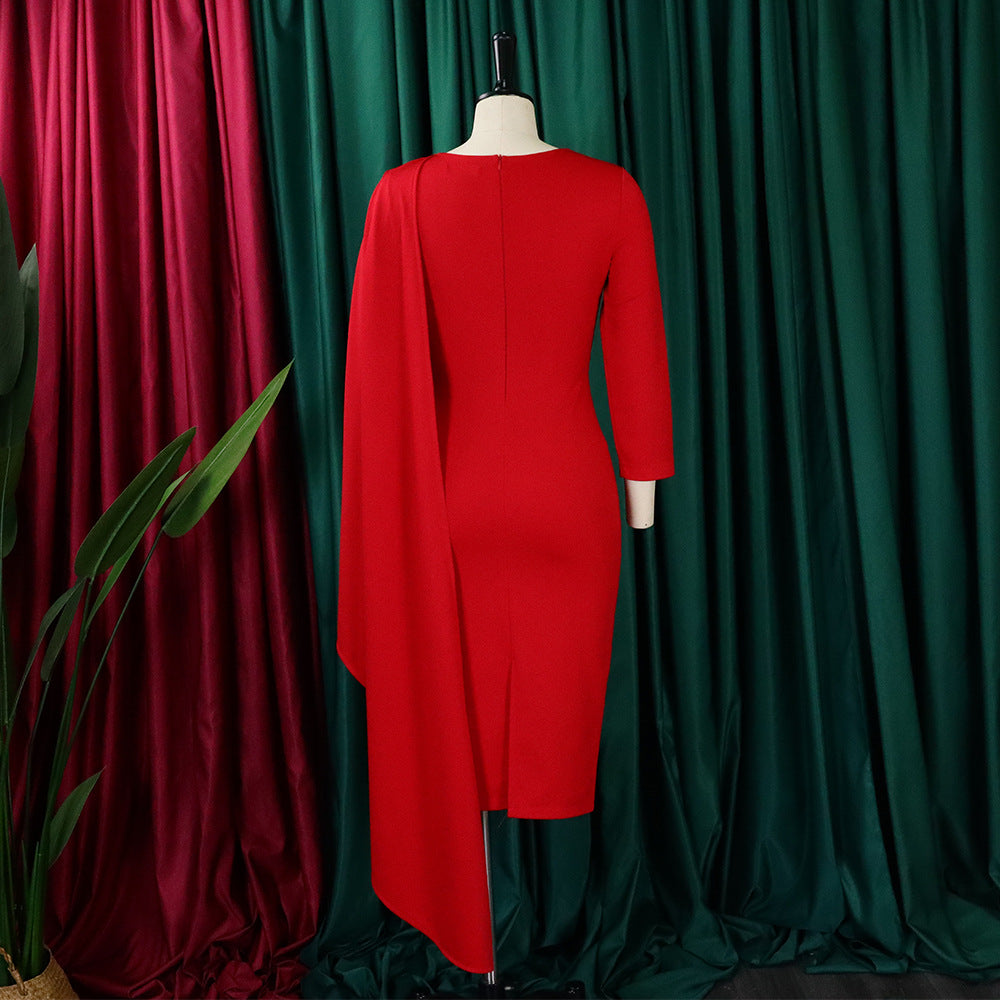 LADIES DRESS RED / WHITE / BLUE (SIZE S - 3XL)