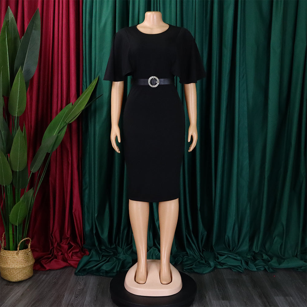 LADIES DRESS BLUE / BLACK / RED (SIZE S - 3XL)