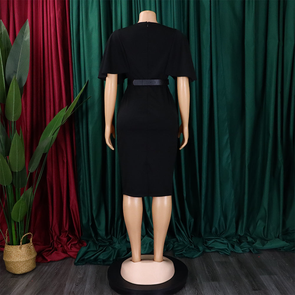 LADIES DRESS BLUE / BLACK / RED (SIZE S - 3XL)