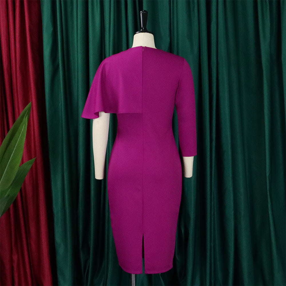 LADIES DRESS BLUE / PURPLE-PINK / GREEN (SIZE S - 3XL)