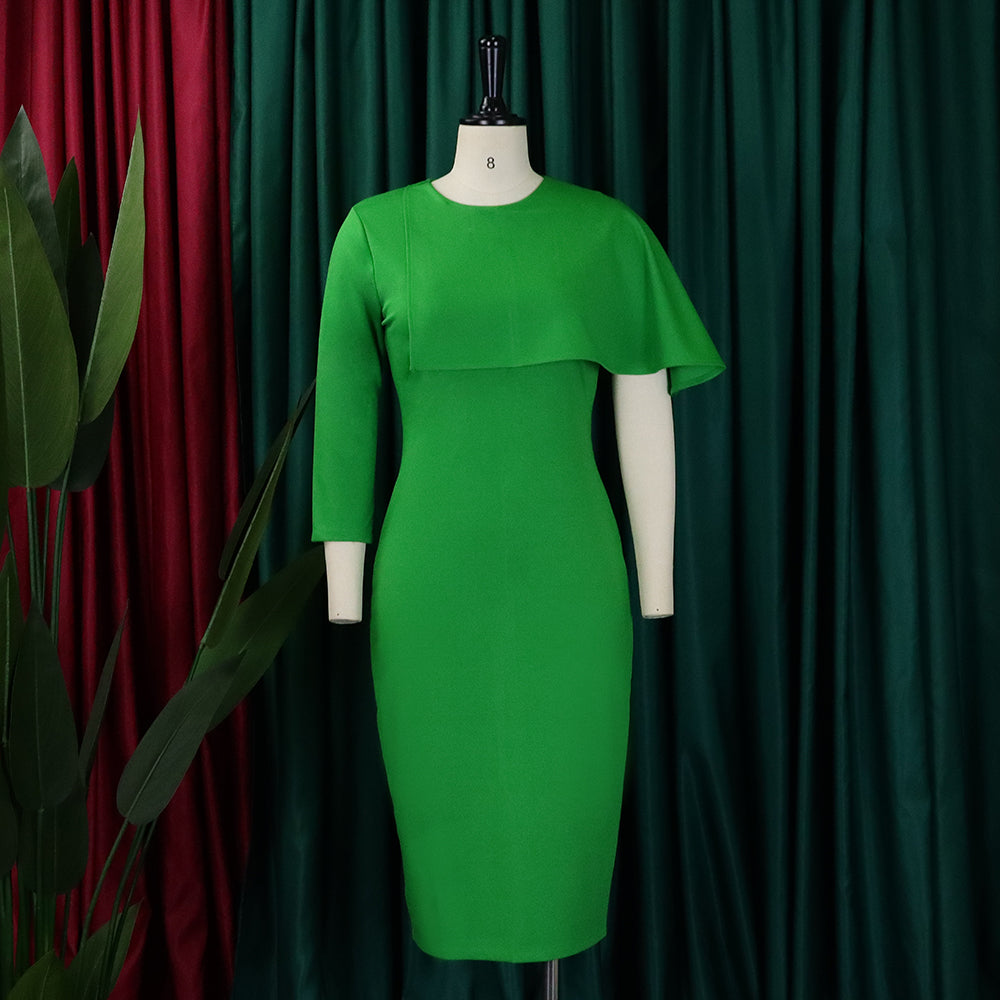 LADIES DRESS BLUE / PURPLE-PINK / GREEN (SIZE S - 3XL)