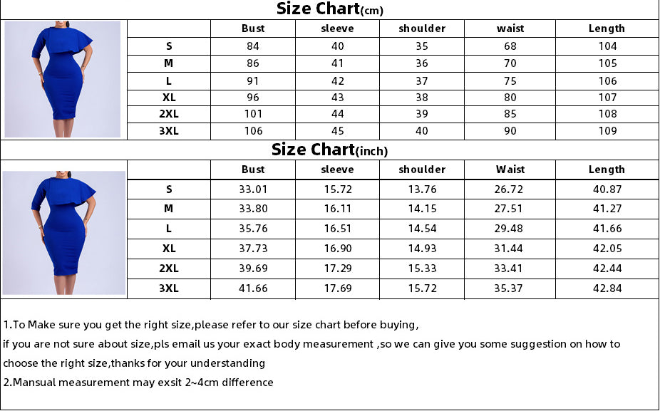 LADIES DRESS BLUE / PURPLE-PINK / GREEN (SIZE S - 3XL)