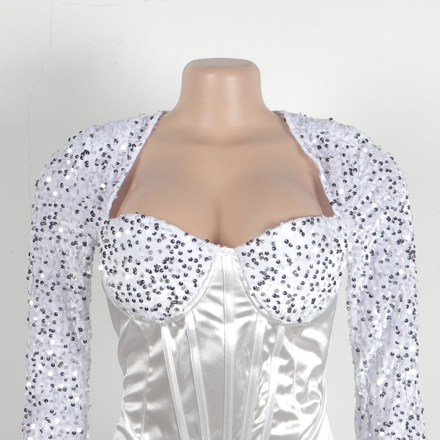 LADIES MINI DRESS BLACK / WHITE (SIZE S - 3XL)