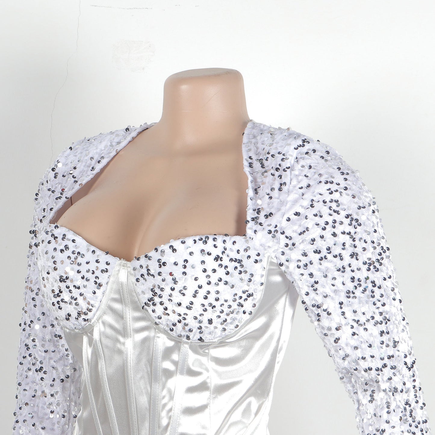 LADIES MINI DRESS BLACK / WHITE (SIZE S - 3XL)