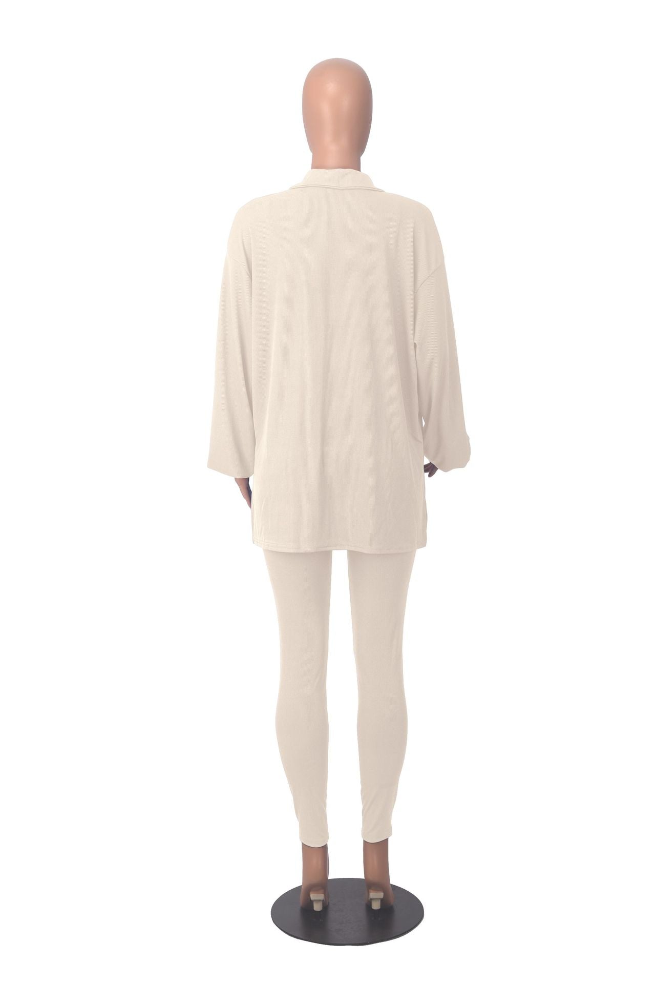 LADIES 3 PIECE PANTS SET BLACK / APRICOT / BLUE / GREEN (SIZE S - XL)