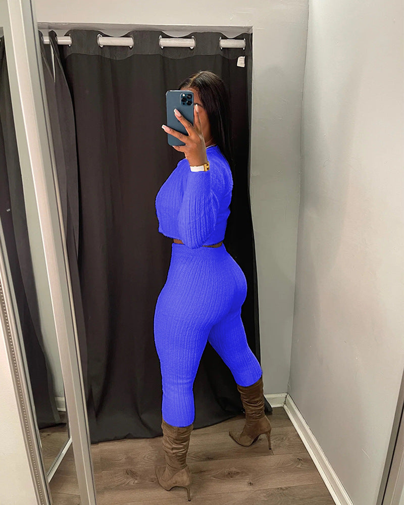LADIES 3 PIECE PANTS SET 7 COLOURS (SIZE S - 2XL)