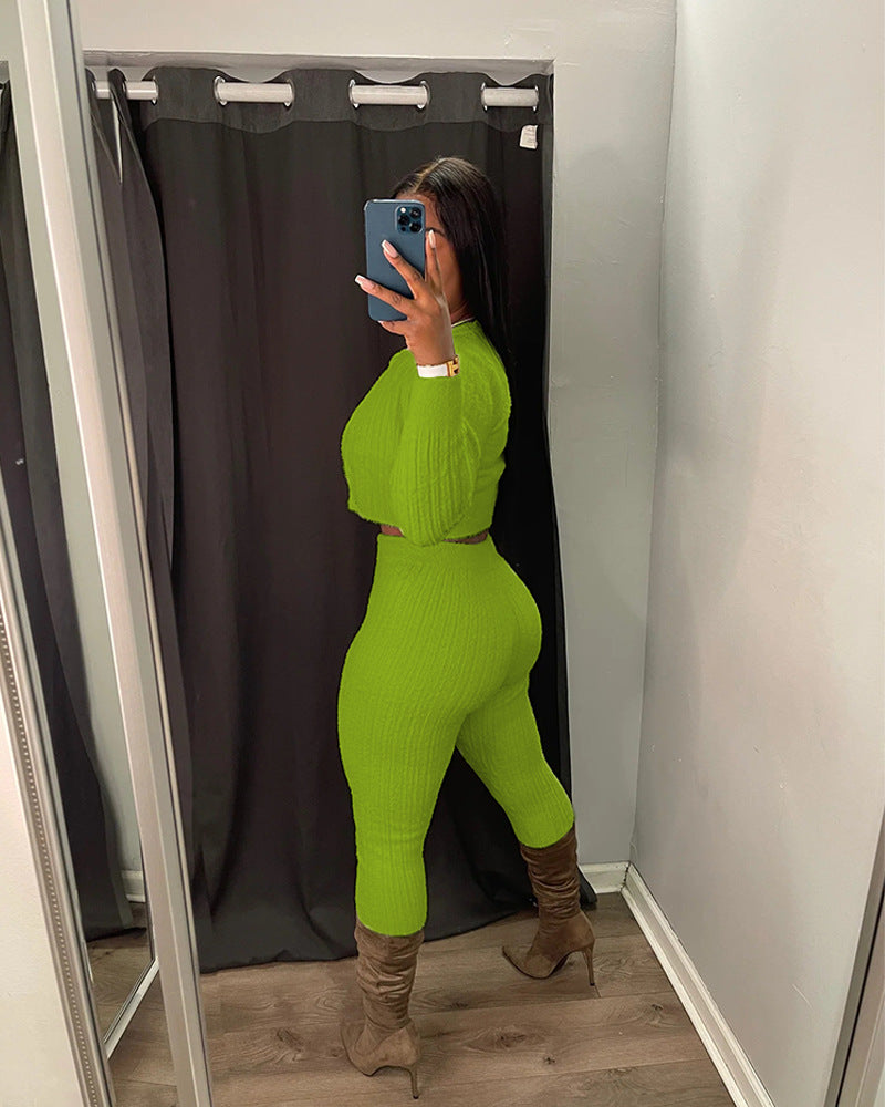 LADIES 3 PIECE PANTS SET 7 COLOURS (SIZE S - 2XL)