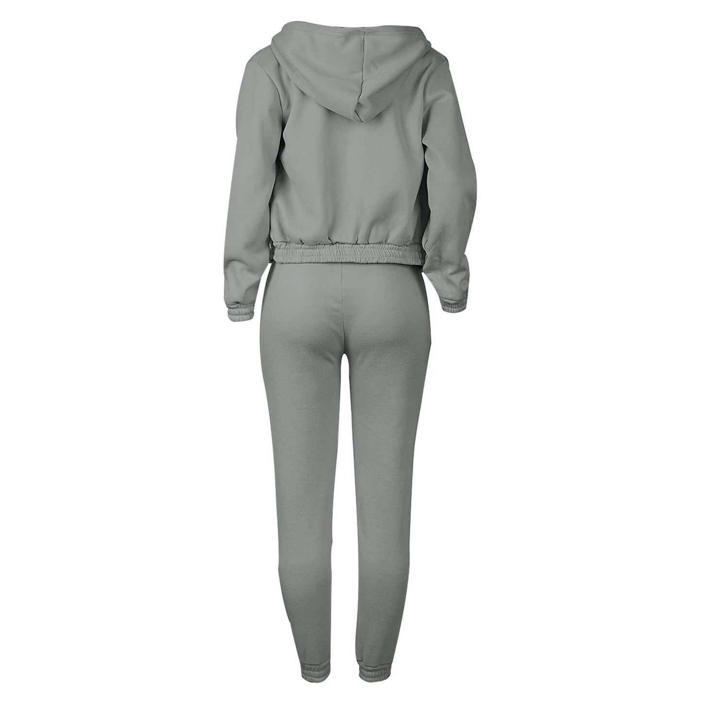LADIES 3 PIECE HOODY & PANTS SET 10 COLOURS (SIZE S - 2XL)