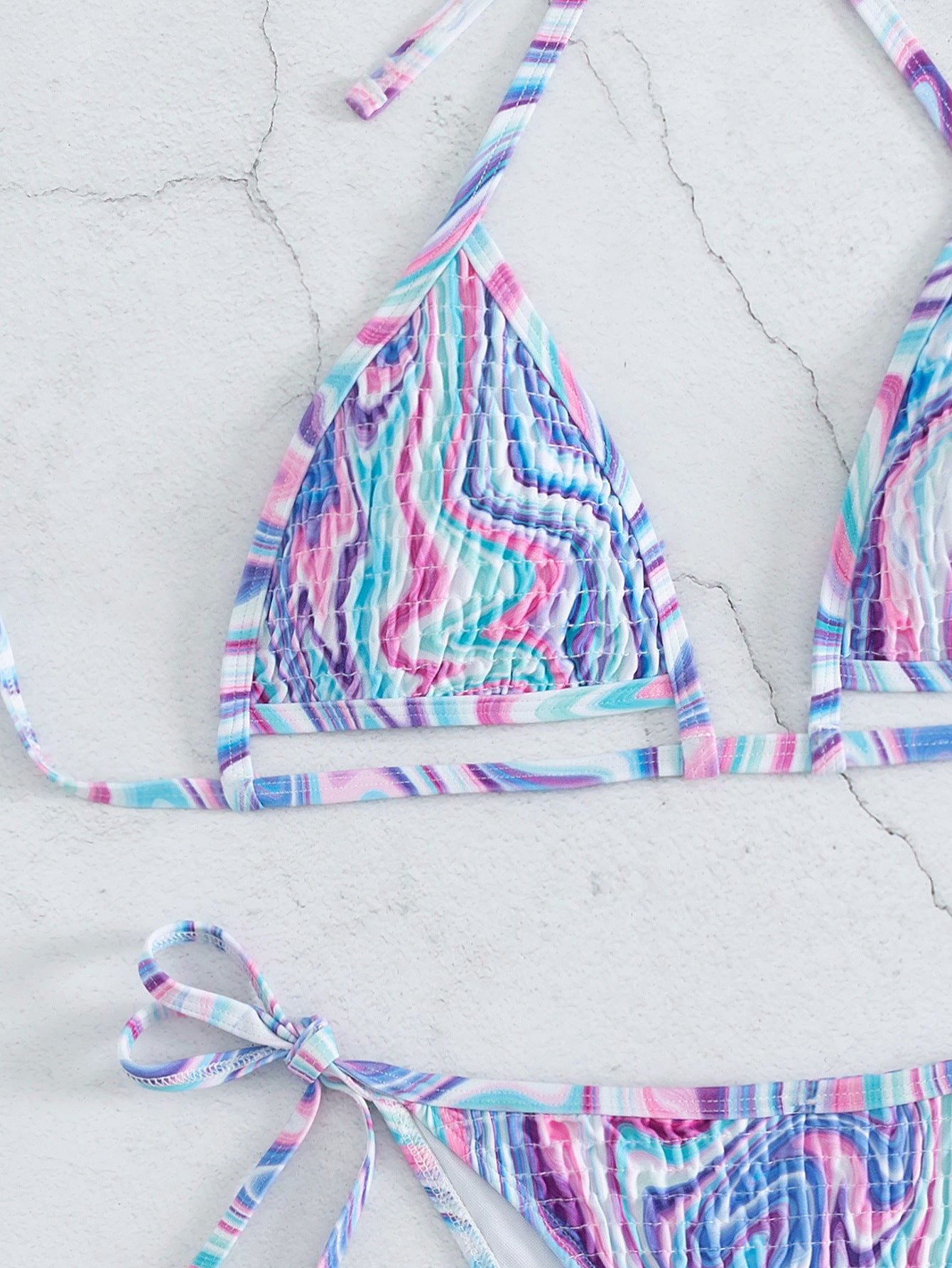 LADIES TWO PIECE BIKINI SWIMWEAR (SIZE S - L)