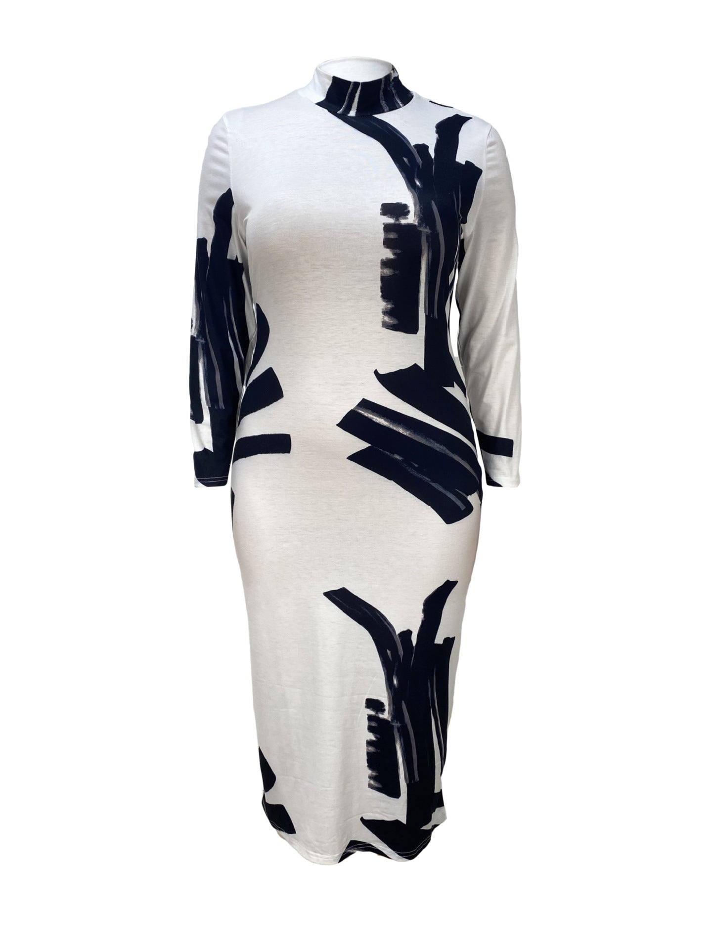 LADIES PLUS SIZE DRESS (SIZE XL - 5XL)