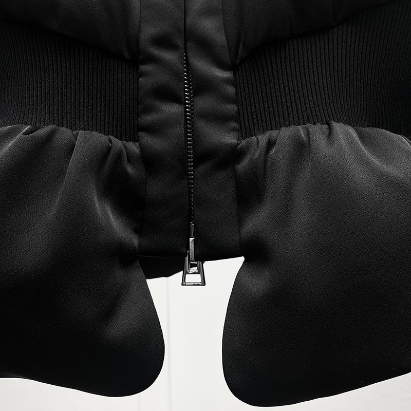 LADIES PUFFER JACKET BLACK (SIZE S - L)