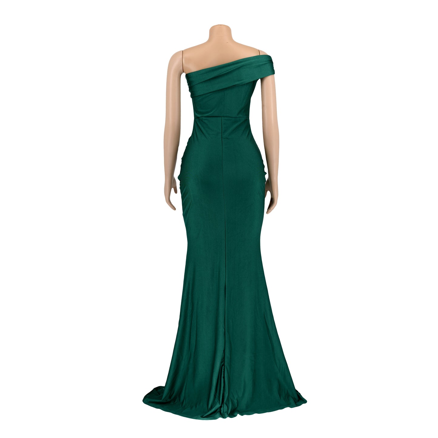 LADIES ONE SHOULDER EVENING DRESS VARIOUS COLOURS (SIZE S - 2XL)