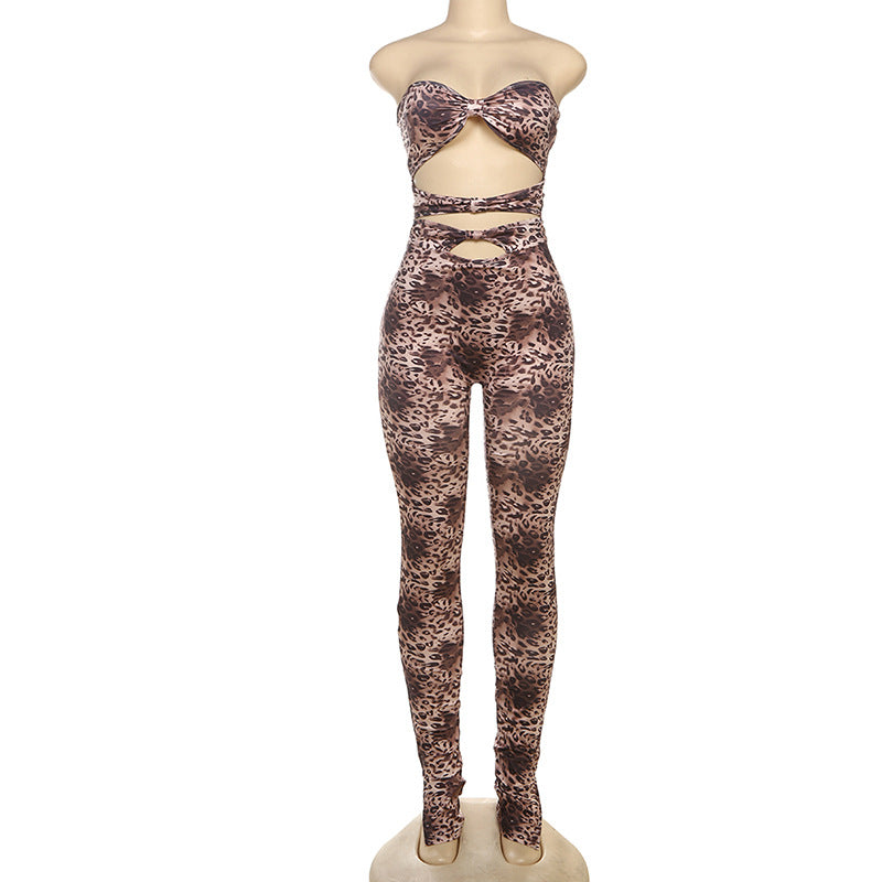 LADIES STRAPLESS JUMPSUIT COLOUR AS SHOWN (SIZE S - L)