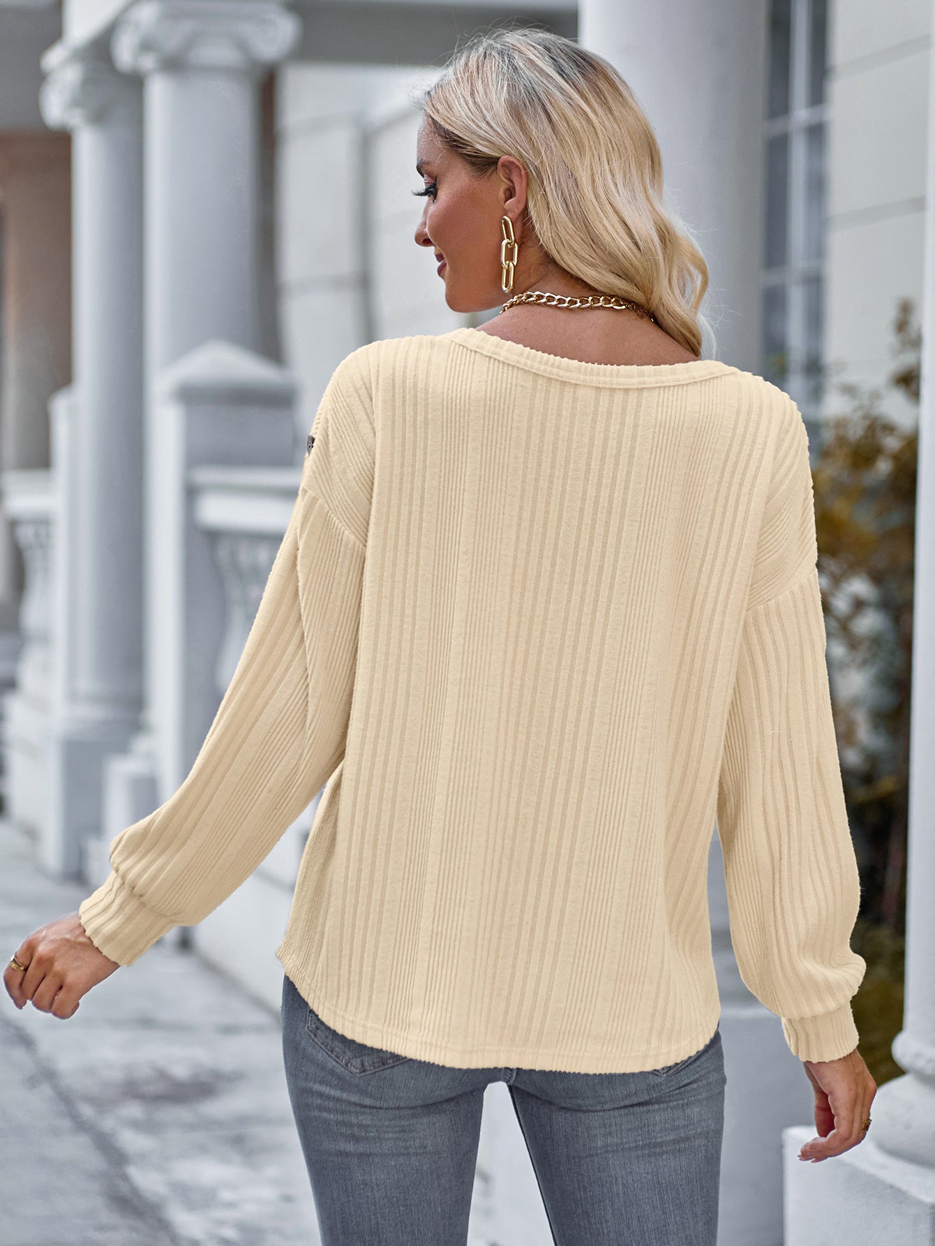 LADIES LONG SLEEVE TOP (SIZE S - XL)