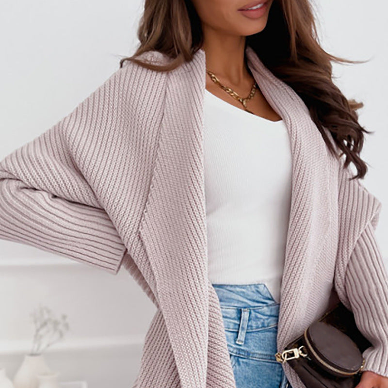 LADIES LONG SLEEVE SWEATER / CARDIGAN COAT (SIZE S - 2XL)