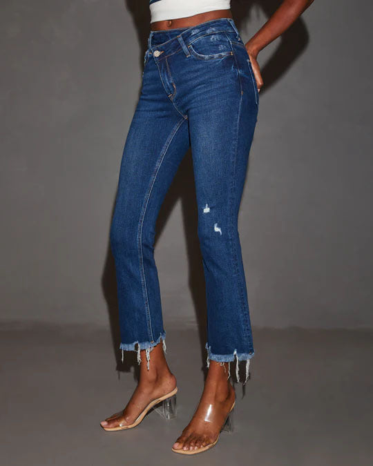 LADIES DENIM PANTS (SIZE S - 2XL)