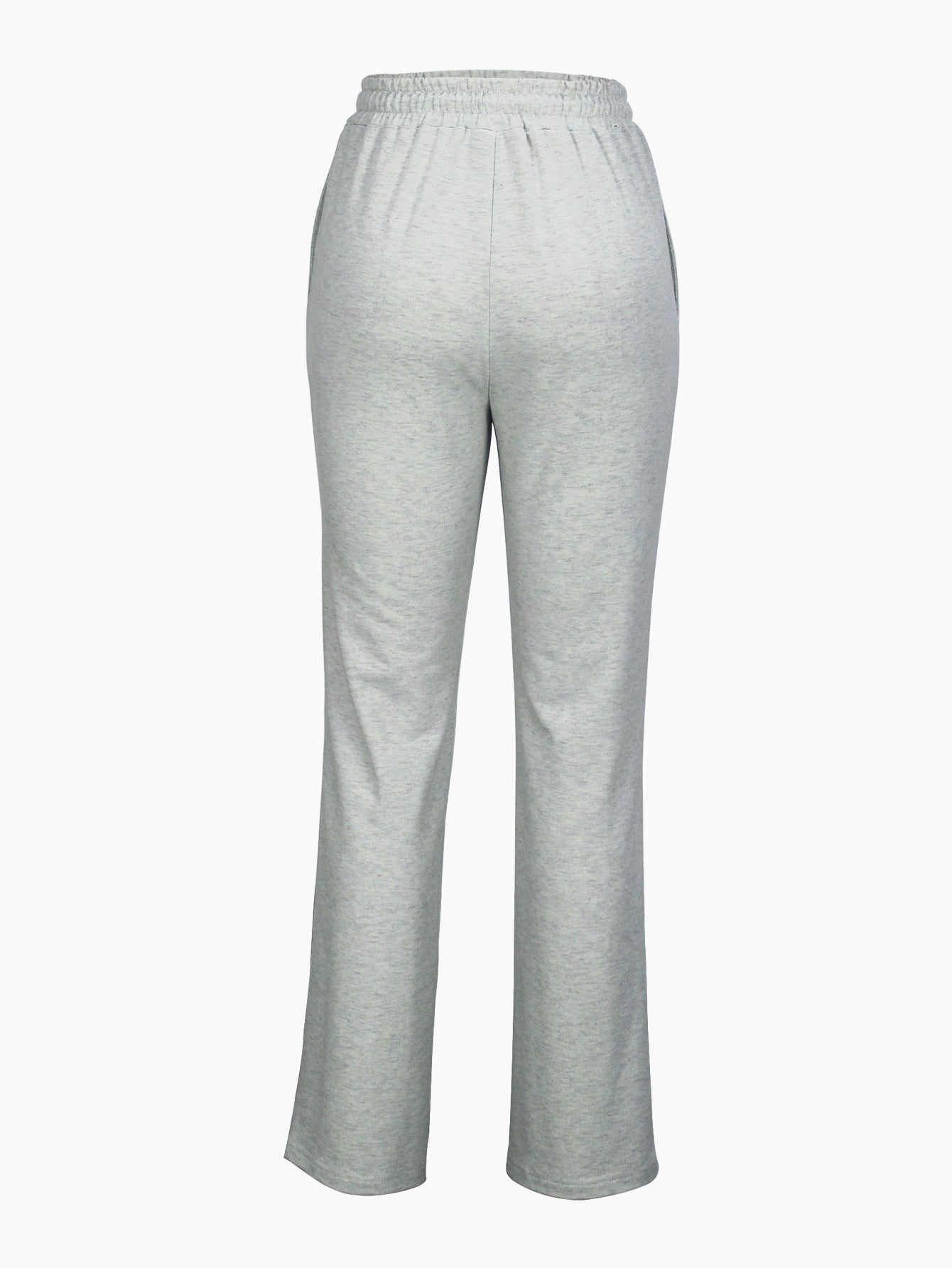 LADIES WIDE LEG TROUSERS GRAY (SIZE S - 2XL)