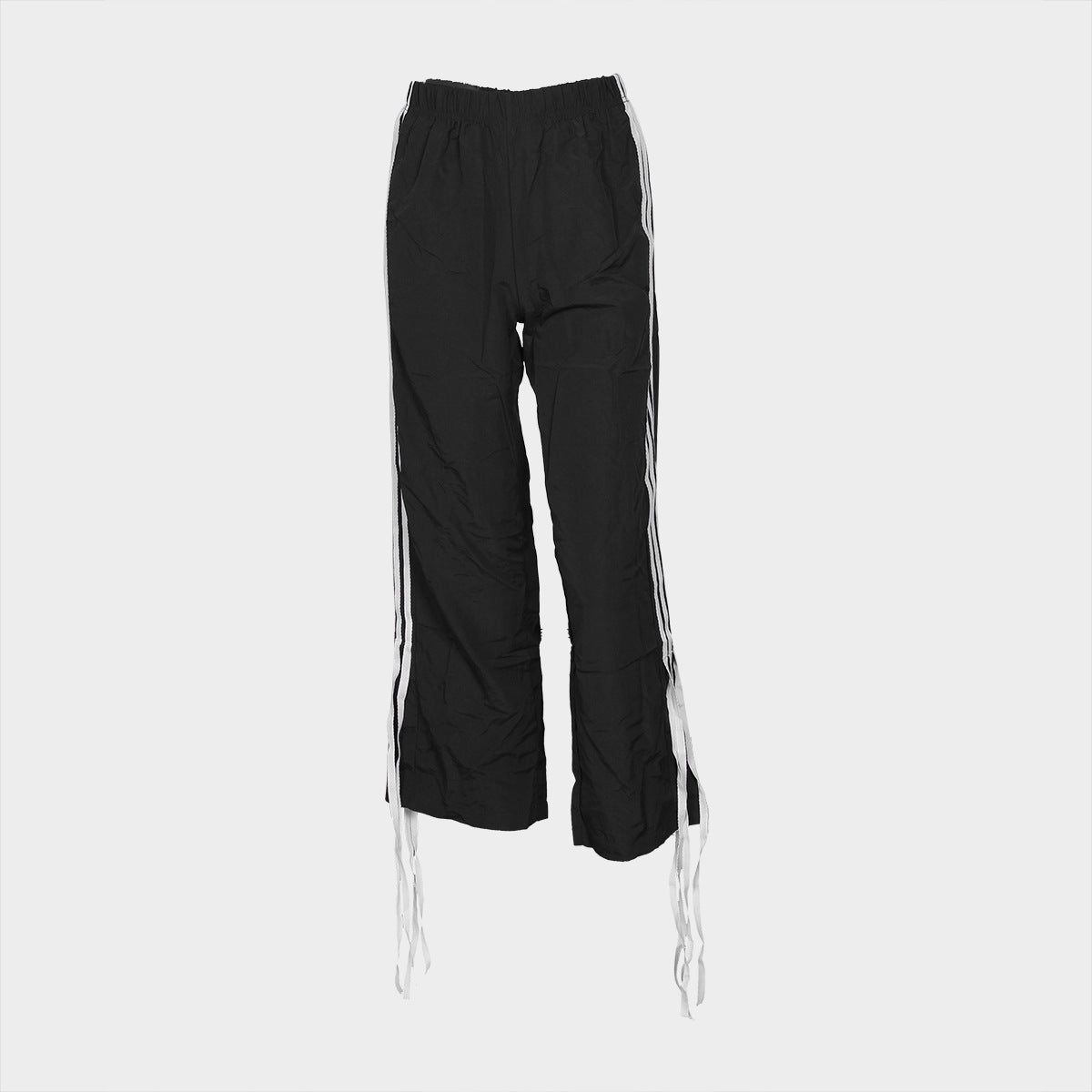LADIES LOOSE FIT PANTS TROUSERS RED / BLACK / DARK NAVY BLUE (SIZE S - L)