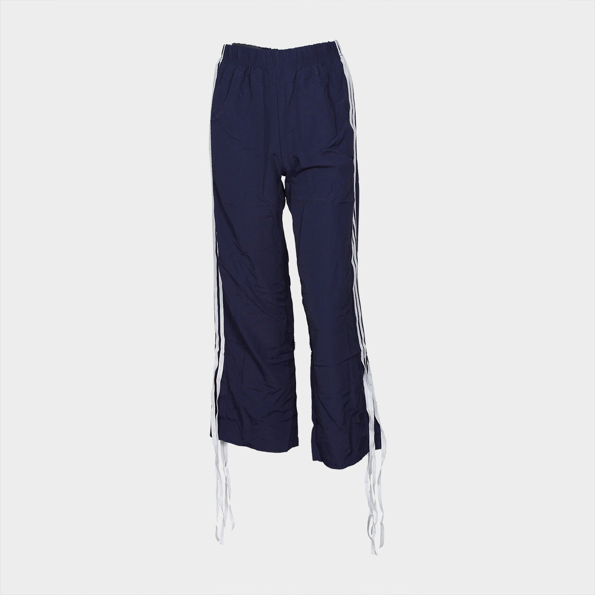 LADIES LOOSE FIT PANTS TROUSERS RED / BLACK / DARK NAVY BLUE (SIZE S - L)