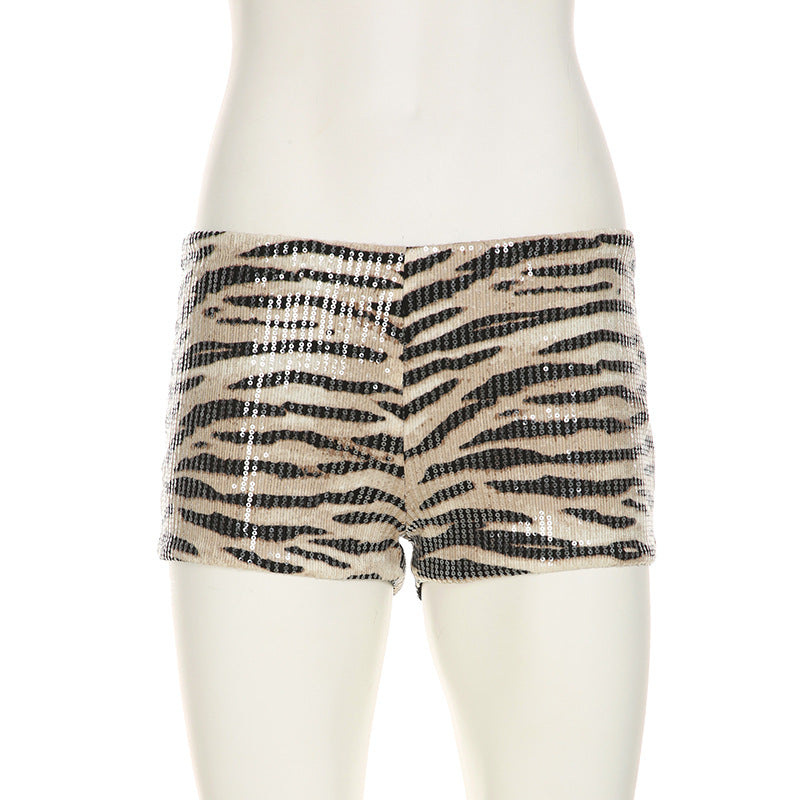 LADIES SEXY SHORTS BROWN / PINK / BLACK / ZEBRA (SIZE S - L)