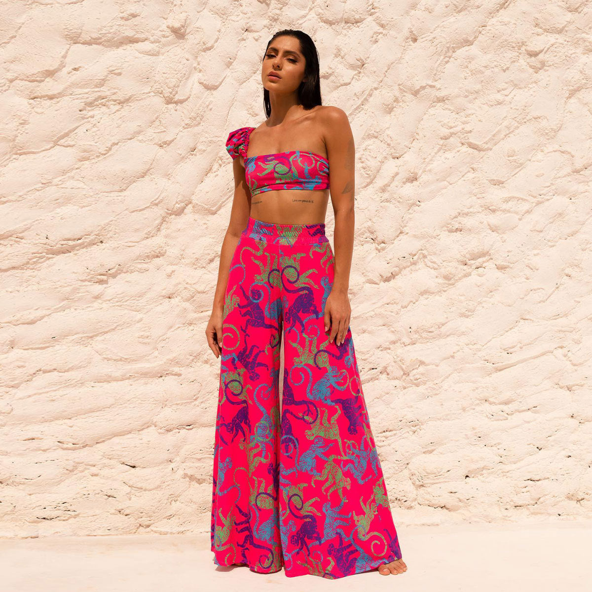LADIES THREE PIECE BIKINI BEACHWEAR SET (SIZE S - L)