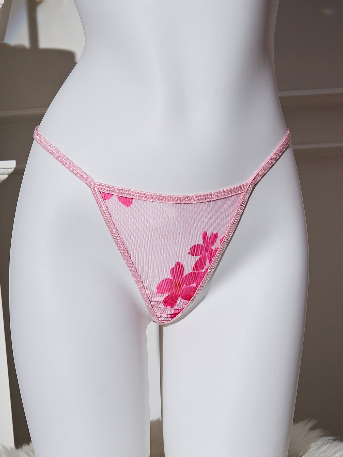 LADIES SEXY NIGHTWEAR LINGERIE SET PINK (SIZE S - XL)