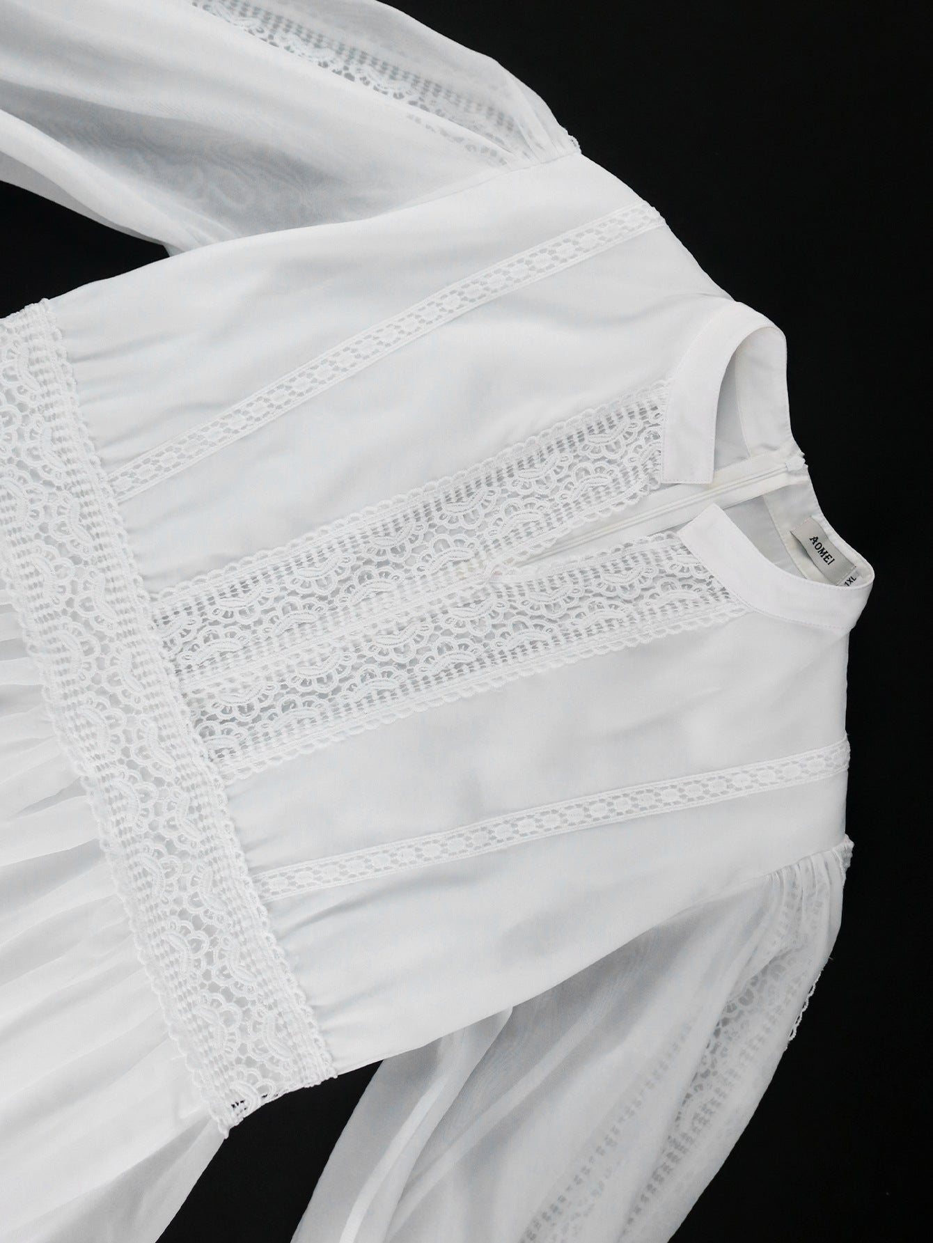 LADIES PLUS SIZE DRESS WHITE (SIZE XL - 4XL)