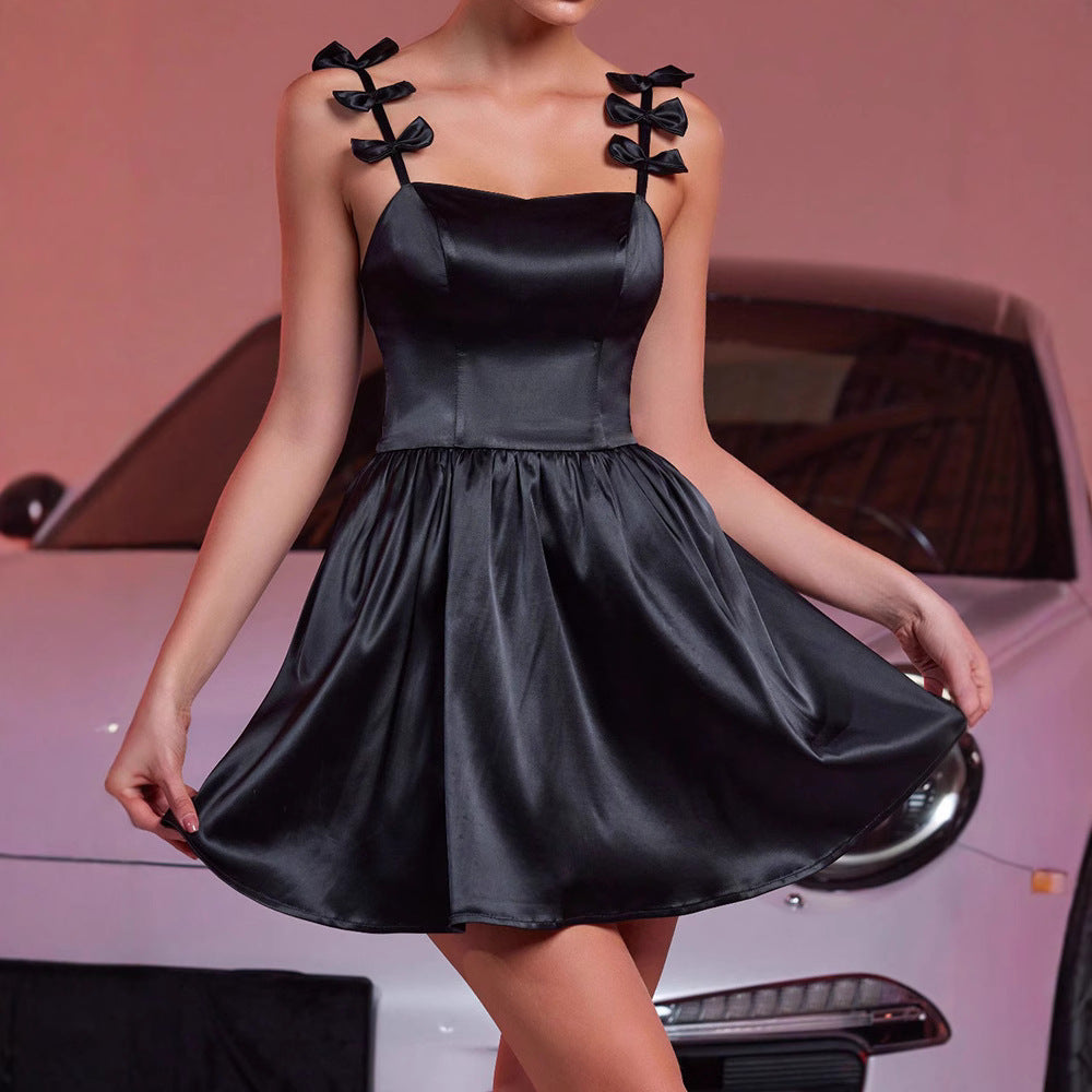 LADIES MINI PARTY DRESS BLACK (SIZE XS - L)