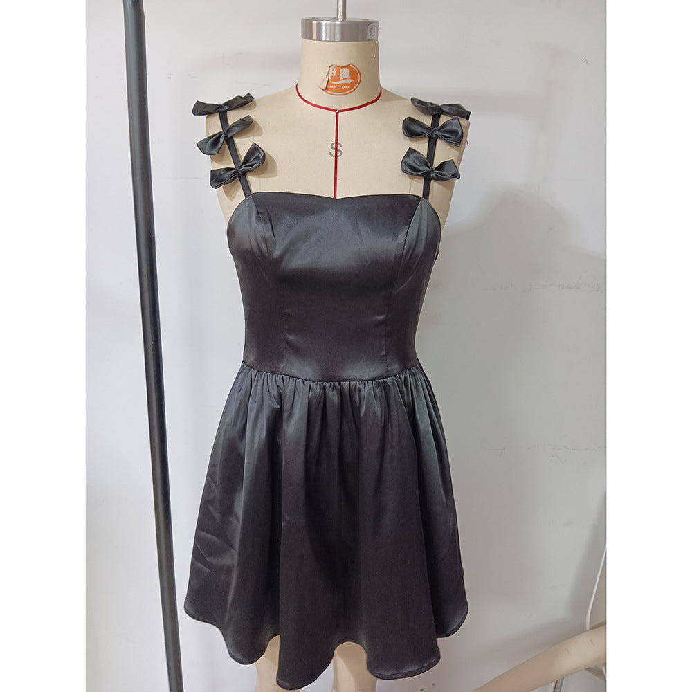 LADIES MINI PARTY DRESS BLACK (SIZE XS - L)