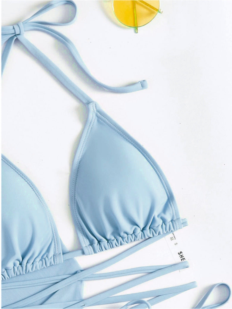 LADIES MESH BIKINI SWIMWEAR BEACHWEAR SET 7 DIFFERENT COLOUR OPTIONS) (SIZE S - XL)