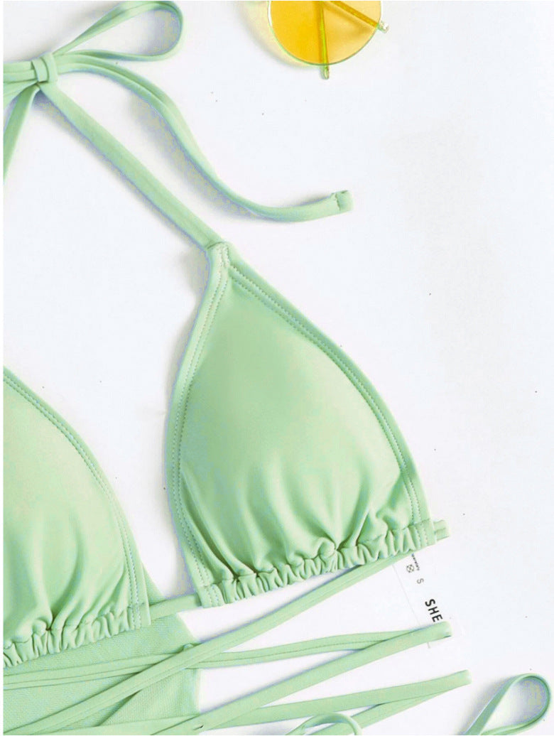 LADIES MESH BIKINI SWIMWEAR BEACHWEAR SET 7 DIFFERENT COLOUR OPTIONS) (SIZE S - XL)