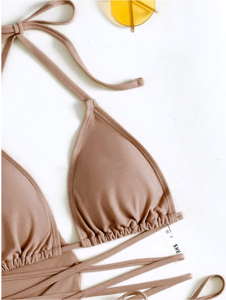 LADIES MESH BIKINI SWIMWEAR BEACHWEAR SET 7 DIFFERENT COLOUR OPTIONS) (SIZE S - XL)