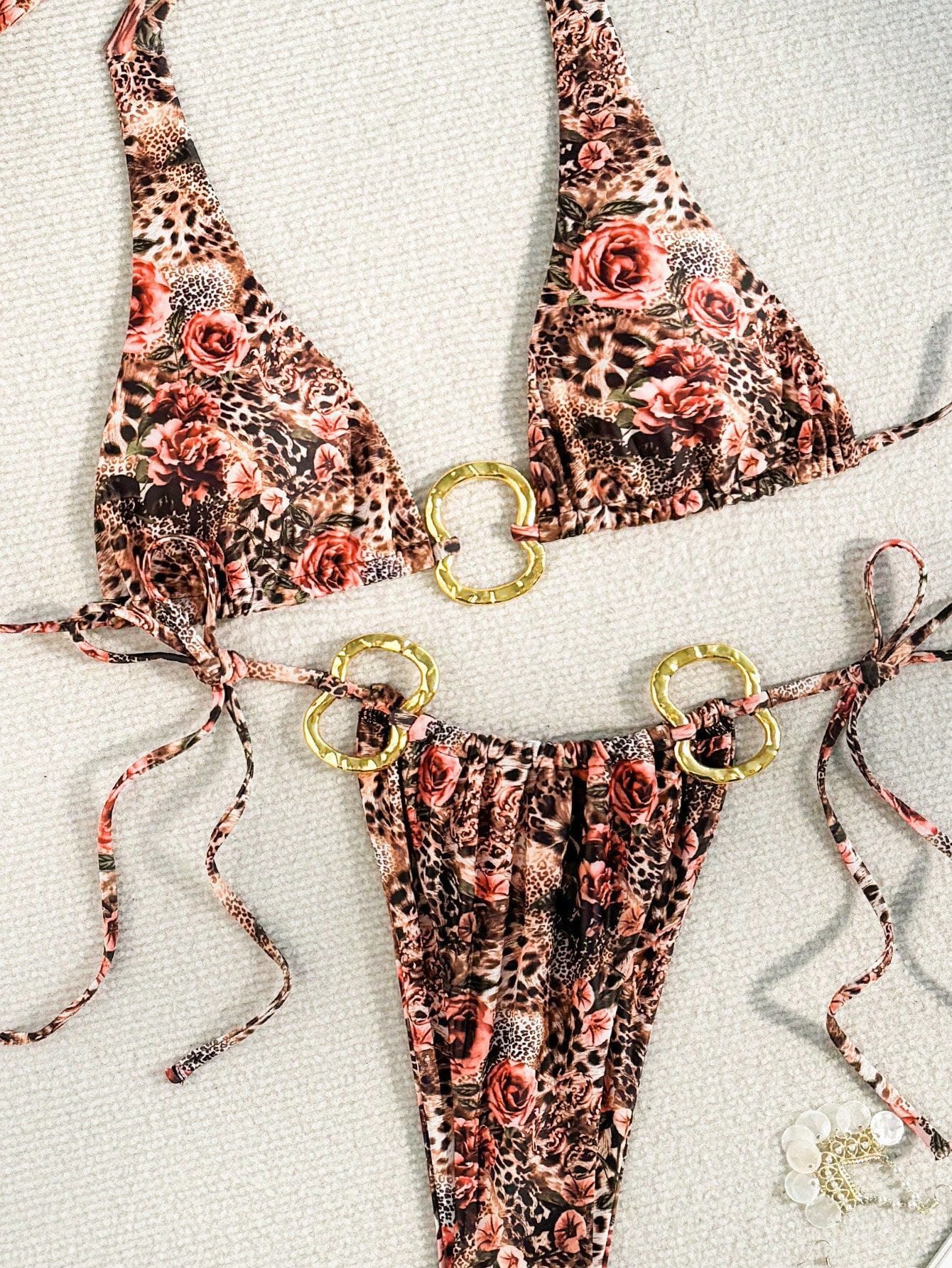 LADIES TWO PIECE BIKINI SWIMWEAR (SIZE XS - L)