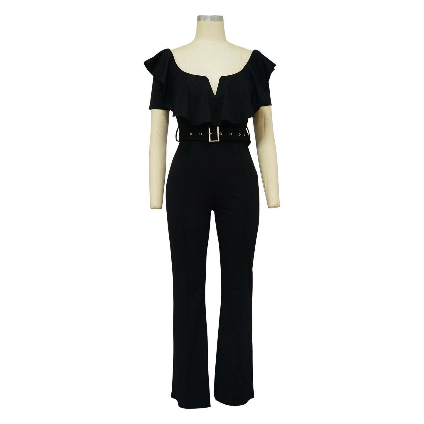 LADIES JUMPSUIT BLACK / RED / GREEN / BLUE (SIZE S - 2XL)