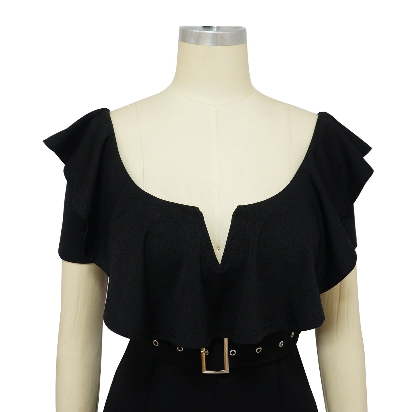 LADIES JUMPSUIT BLACK / RED / GREEN / BLUE (SIZE S - 2XL)