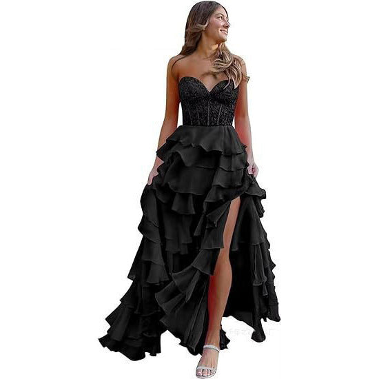LADIES STRAPLESS PARTY DRESS 18 DIFFERENT COLOURS (SIZE XS - 3XL)
