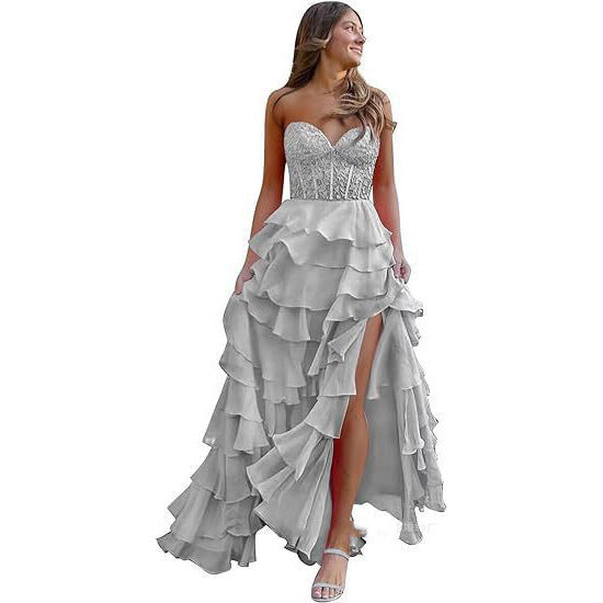 LADIES STRAPLESS PARTY DRESS 18 DIFFERENT COLOURS (SIZE XS - 3XL)