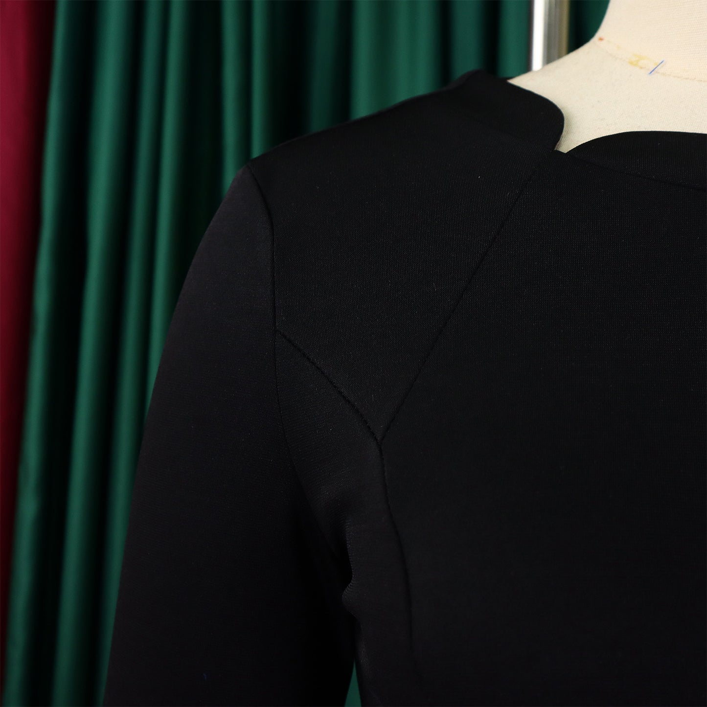 LADIES OFFICE DRESS BLUE / BLACK / WHITE (SIZE S - 3XL)