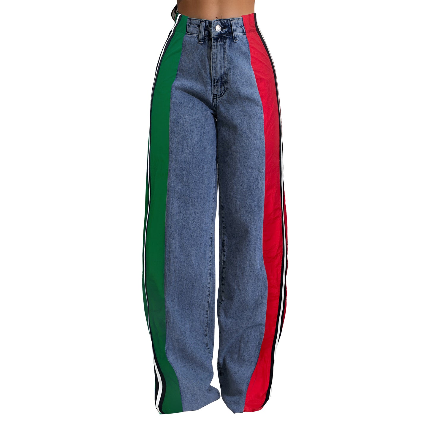 LADIES DENIM PANTS 5 DIFFERENT COLOURS (SIZE S - 2XL)