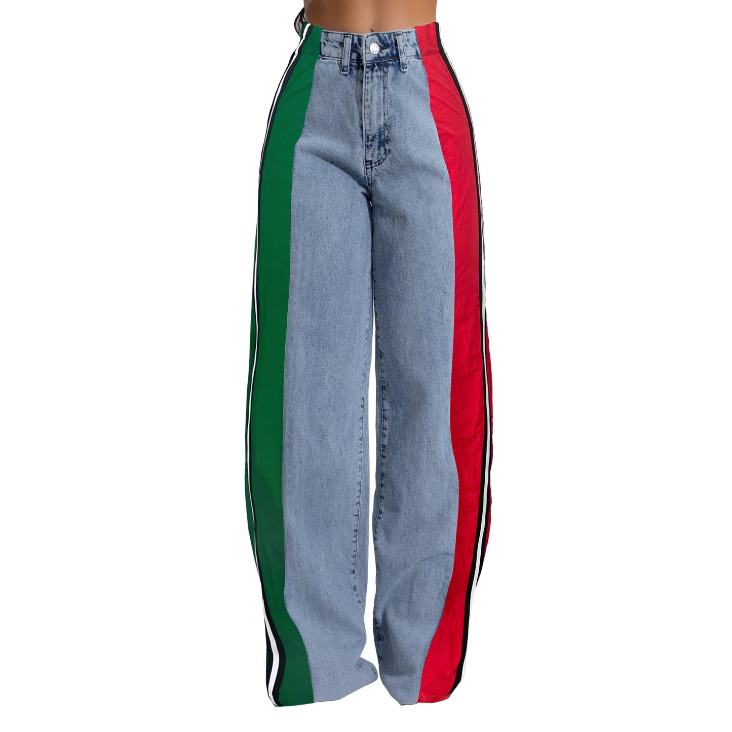 LADIES DENIM PANTS 5 DIFFERENT COLOURS (SIZE S - 2XL)